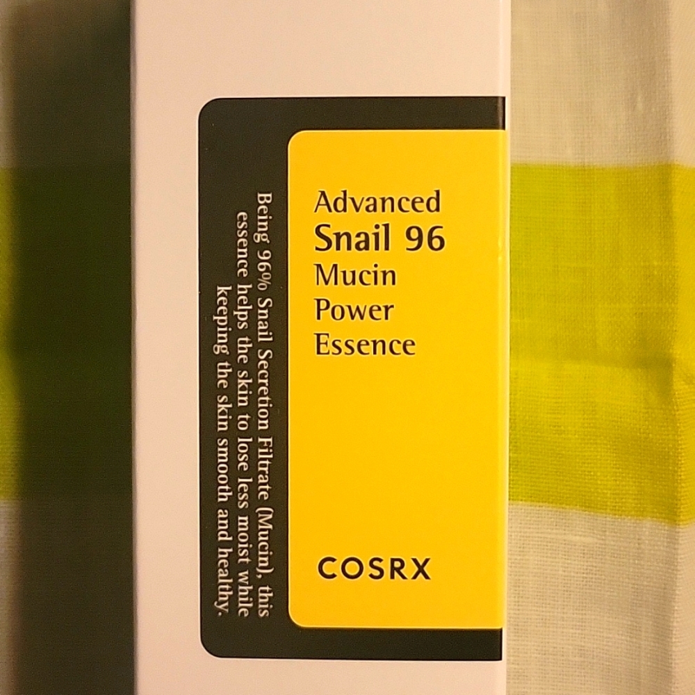 NEW COSRX Snail 96 Mucin Power Essence, full size, 3.38 fl. oz.